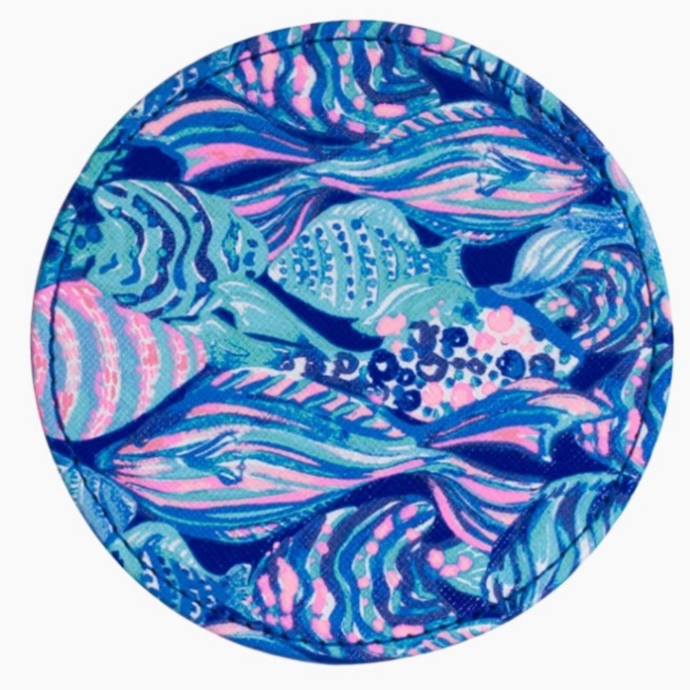 NWT Lily Pulitzer Leatherette Coasters Set